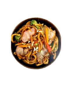 89. Udon aux porc laqué