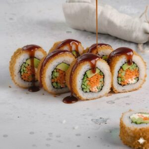 44. Crispy california rolls vegi