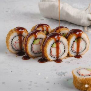 41. Crispy california rolls krab