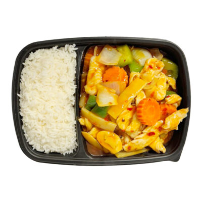 Poulet sauce piquant