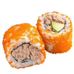20. Gekookte zalm en avocado maki