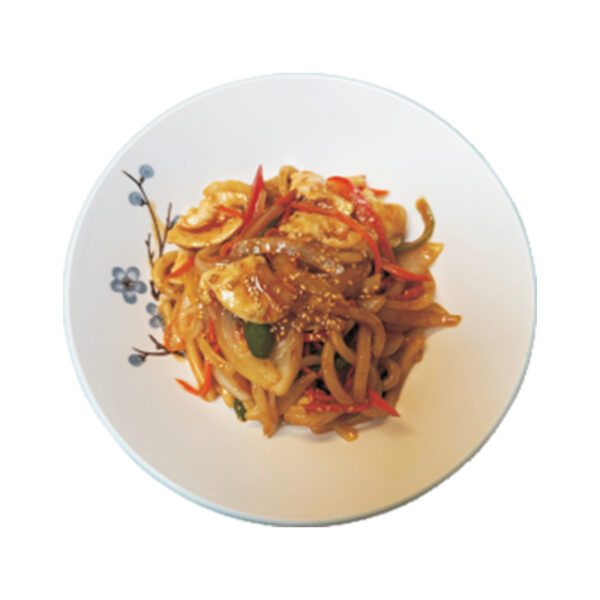149. Nouilles udon sautés poulet