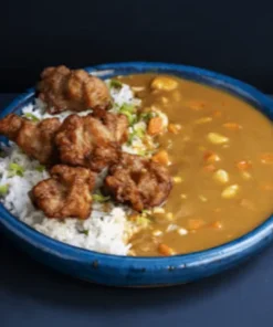 Kerrie rijst met kip karaage