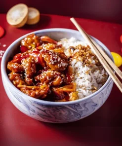 Honing Gebakken Kip in Soja Honing saus