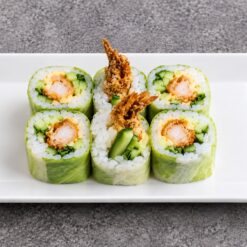 41. Spring rolls Tempura concombre sauce épicée