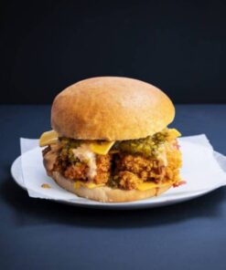 🇯🇵Katsu Sōsu 🚀 甘辛とんかつ Fried Chicken Burger🍔