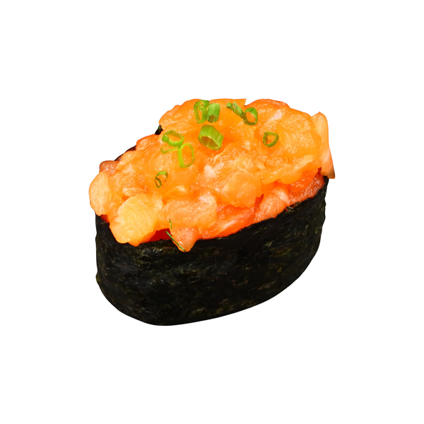 Sushi tartare de saumon