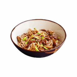 SAUTÉ DE NOUILLES ET RIZ À LA SAUCE YAKISOBA
