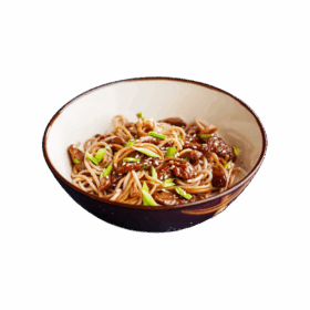 SAUTÉ DE NOUILLES ET RIZ À LA SAUCE YAKISOBA
