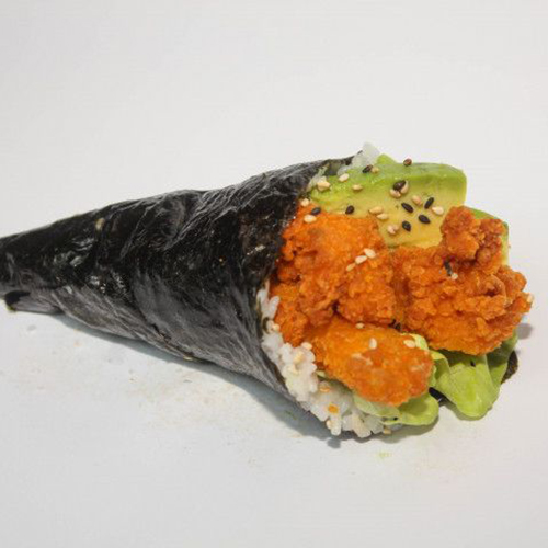 Temaki poulet pané avocat