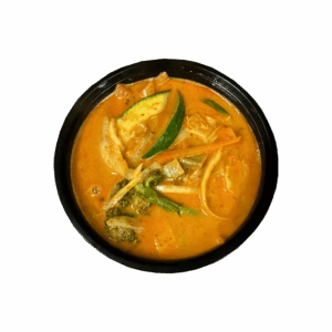 112. Rode Curry Veggies