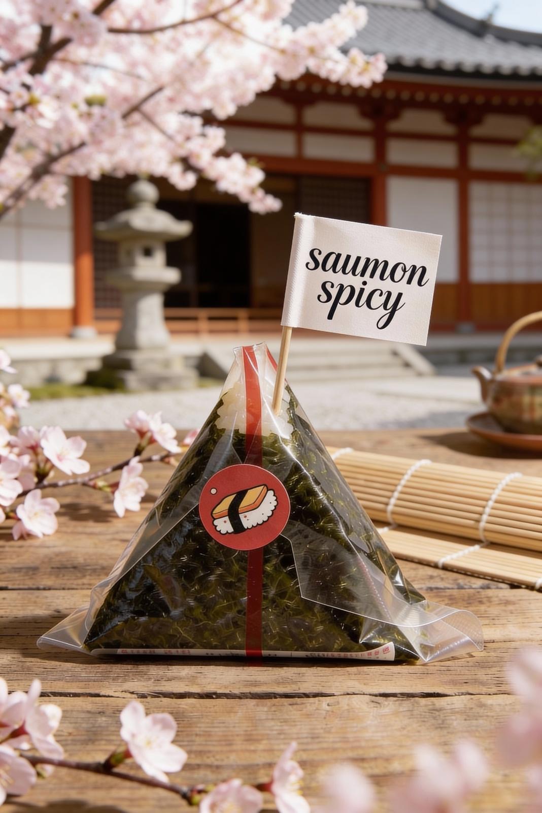 Onigiri saumon spicy