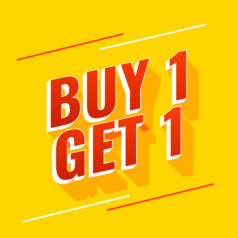 1+1 promo