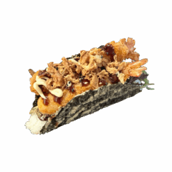 O5. Taco sushi tempura crevette