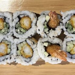 C10. California tempura crevette concombre mayo