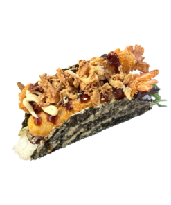 165. Taco sushi tempura crevette