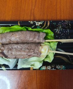 56B. Brochette de bœuf fromage