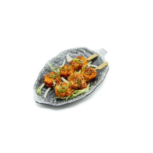 E4. Yakitori scampis