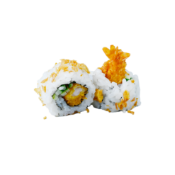 56. Crispy crevette avocat