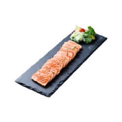 35. Sashimi tataki de saumon 12pc