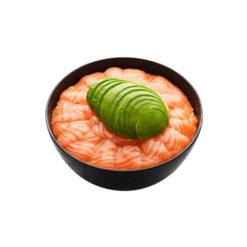 120. Chirashi saumon avocat