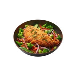 142. Poulet pané