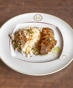 62b. Riz sauté au porc laqué