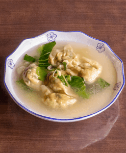 6a. Potage aux raviolis Chinois