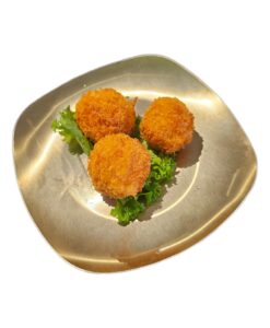 23.Boulettes croustillantes de pommes de terre aux crevettes